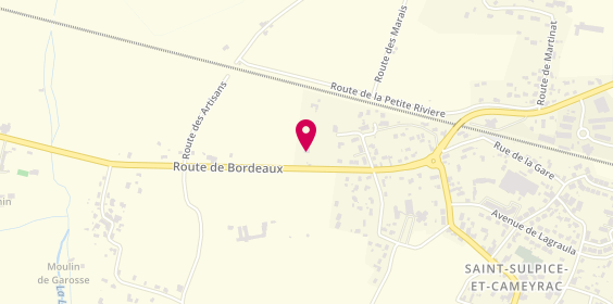 Plan de Richard Père et Fils, 20 Route de Bordeaux, 33450 Saint-Sulpice-et-Cameyrac