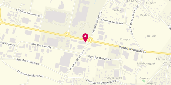 Plan de Carrosserie DBC, 1 avenue de l'Escart, 33450 Saint-Loubès