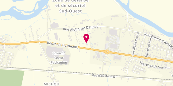 Plan de Carrosserie Da Cruz, 32 Route de Bordeaux, 33660 Saint-Seurin-sur-l'Isle