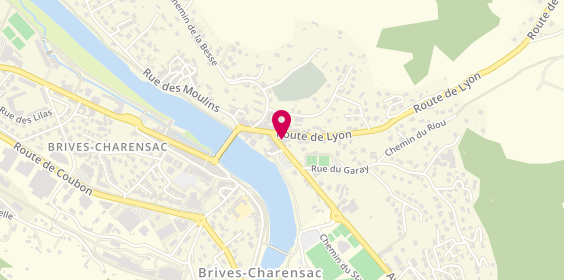 Plan de Garage Ollier, 16 Route de Lyon, 43700 Brives-Charensac