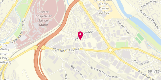 Plan de Carrosserie du Velay, 9 Rue de Genebret, 43700 Brives-Charensac