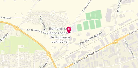 Plan de Pdr-Team France, 388 Rue Joseph Gay Lussac, 26100 Romans-sur-Isère