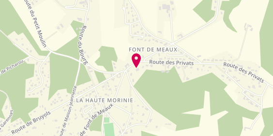 Plan de Garage Louprou, 3 Route de Font de Meaux, 24430 Coursac