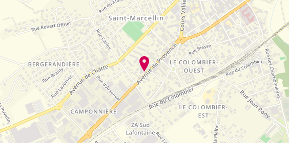 Plan de Carrosserie St Marcellinoise, 36 Avenue de Provence, 38160 Saint-Marcellin