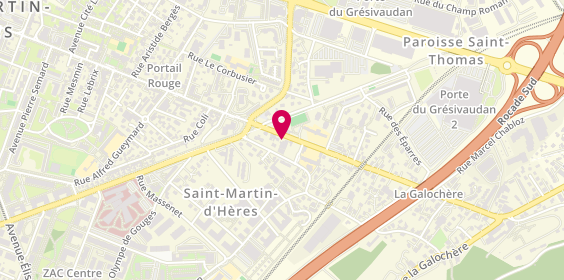 Plan de Atelier Sport et Légende, 10 avenue Jean Jaurès, 38400 Saint-Martin-d'Hères
