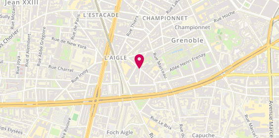 Plan de Garage de l'Aigle, 25 Rue Général Rambaud, 38000 Grenoble