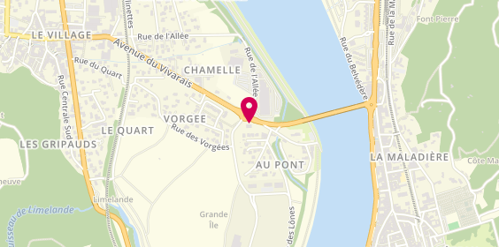 Plan de Carrosserie de l'Arc en Ciel, 48 avenue du Vivarais, 07370 Sarras