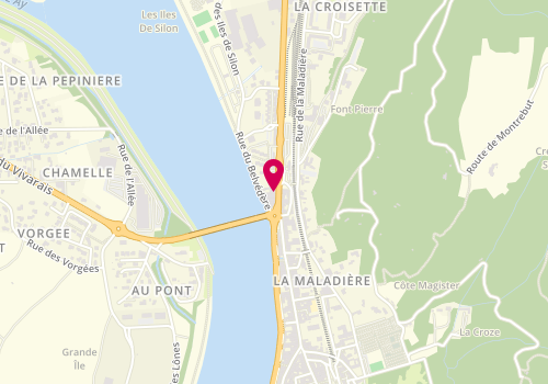 Plan de Carrosserie Dumoulin, 85 avenue Jean Jaurès, 26240 Saint-Vallier