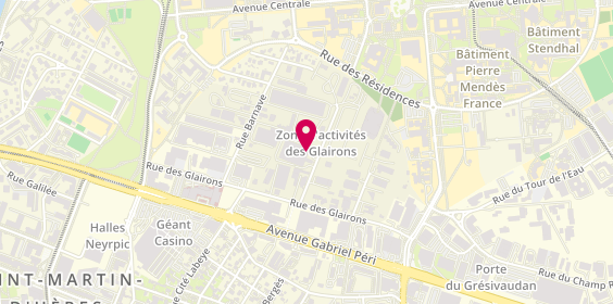 Plan de Luso Carrosserie, 26 Rue Diderot, 38400 Saint-Martin-d'Hères