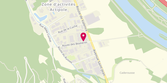 Plan de SAS Carrosserie des Bealieres, 286 Route des Béalières, 38113 Veurey-Voroize