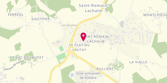 Plan de Carrossiere Durieux, 49 Route Gare, 43620 Saint-Romain-Lachalm