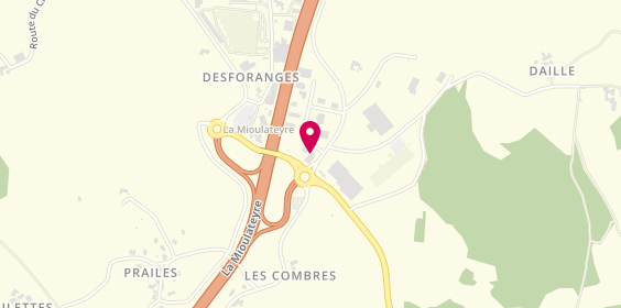 Plan de LP Carrosserie, Zone Artisanale des Portes du Velay, 43140 La Séauve-sur-Semène