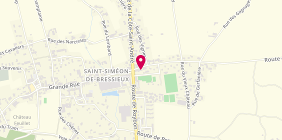Plan de Proximeca, 44 Route de Saint-Etienne-De-Saint-Geoirs, 38870 Saint-Siméon-de-Bressieux