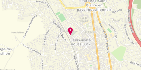 Plan de ARGOUD Eliane, Rue du Stade, 38550 Le Péage-de-Roussillon