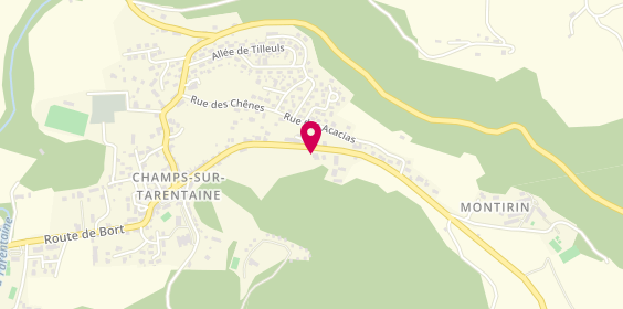 Plan de Carrosserie Voisin, 24 Route de Sarran, 15270 Champs-sur-Tarentaine-Marchal