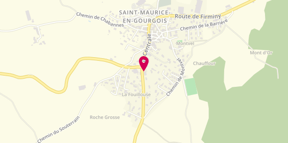Plan de SUCHET Frédéric, 5 Route de Rozier, 42240 Saint-Maurice-en-Gourgois