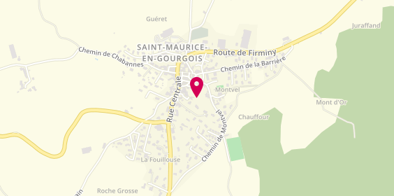 Plan de BONNEFOY Pascal, Lieu-Dit Morier, 42240 Saint-Maurice-en-Gourgois