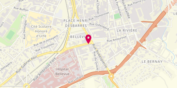 Plan de Msd, 3 Boulevard Pasteur, 42100 Saint-Étienne
