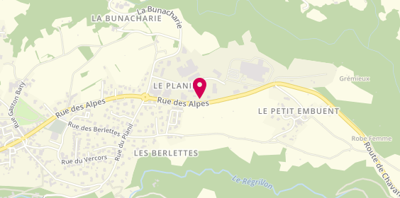 Plan de Carrosserie Pascal Cyrille, 51 Rue des Alpes, 42410 Pélussin
