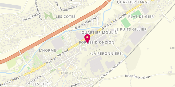 Plan de Central'garage du Gier, 9 Rue du Quartier Moulin, 42152 L'Horme