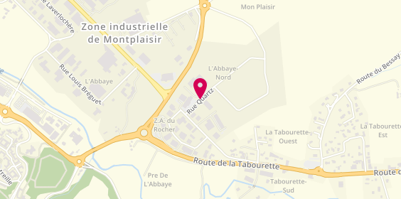 Plan de Moriss Isère Auto, Zone Artisanale du Rocher, 38780 Estrablin