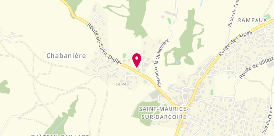 Plan de AD, 406 Route de Saint-Didier, 69440 Chabanière