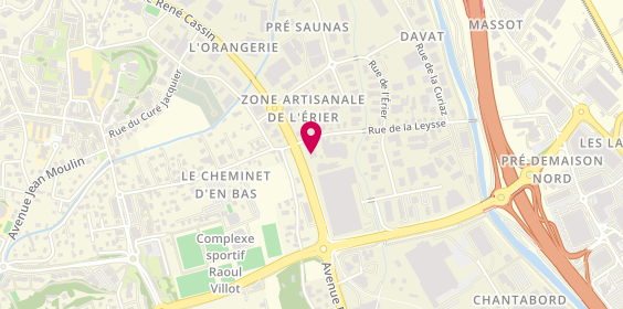 Plan de Carrosserie Berthollet, 680 avenue René Cassin, 73290 La Motte-Servolex