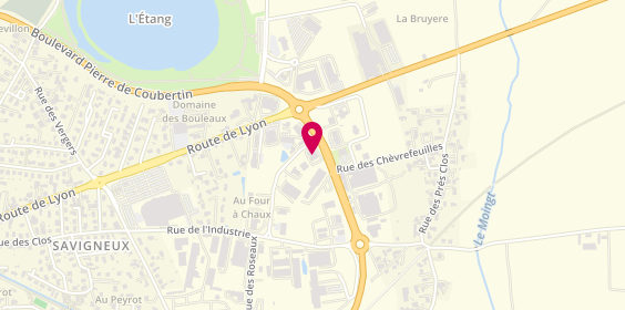 Plan de Carrosserie Vial, Rue des Fours à Chaux, 42600 Savigneux