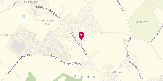 Plan de AD Expert, 567 Route du Certeau, 38290 Frontonas
