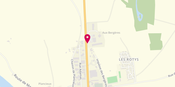 Plan de Carrosserie des Thermes, 18 Rue de la Sauvete Les Bergeres, 42210 Montrond-les-Bains