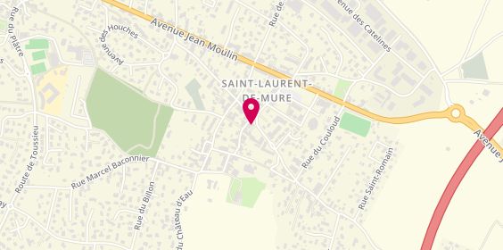 Plan de Garage Auto Phil, 21 Bis Avenue des Catelines Zone Artisanale Terre Valet, 69720 Saint-Laurent-de-Mure