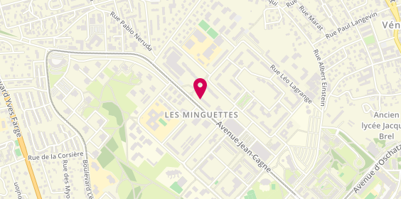Plan de LZ Carrosserie, 9 avenue Jean Cagne, 69200 Vénissieux