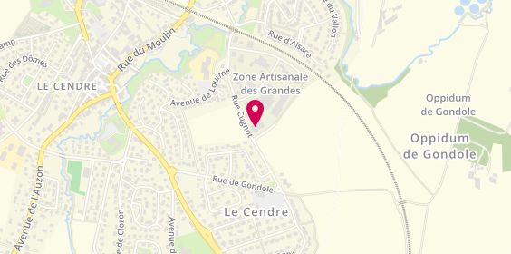 Plan de Club Auto Conseil, Zone Artisanale Les Grandes
11 Rue Cugnot, 63670 Le Cendre