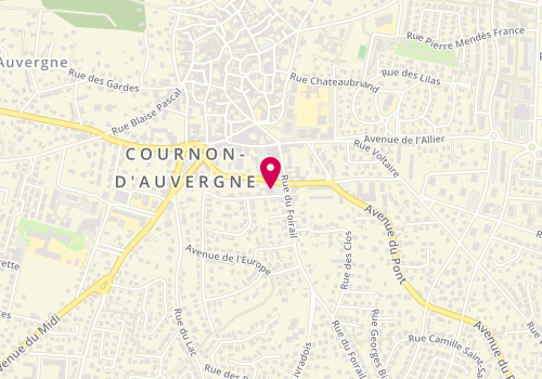Plan de Garage Charles, 22 avenue de la Liberté, 63800 Cournon-d'Auvergne