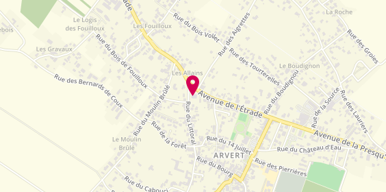 Plan de Arvert Depannage, 1 Rue du Littoral, 17530 Arvert