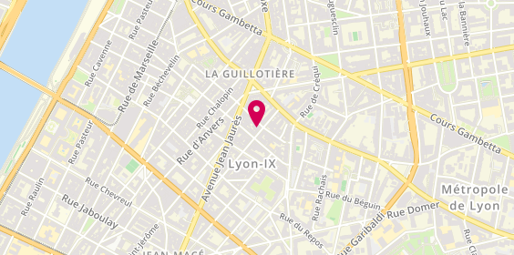 Plan de Motrio, 50 Rue Saint-Michel, 69007 Lyon