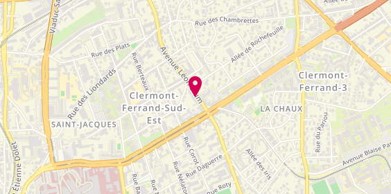 Plan de Garage BELDON Didier - Clermond-Ferrand, 136 avenue Léon Blum, 63000 Clermont-Ferrand