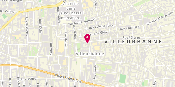 Plan de Garage Vaillant, 76 Rue Edouard Vaillant, 69100 Villeurbanne
