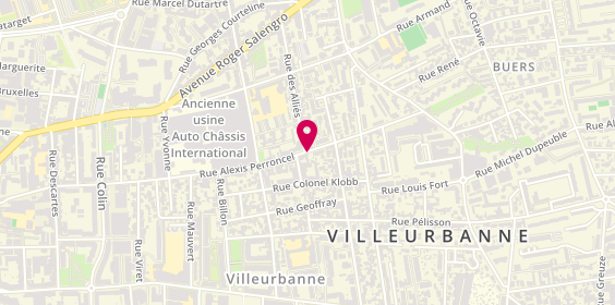 Plan de Carrosserie Monplaisir, 121 Rue Alexis Perroncel, 69100 Villeurbanne
