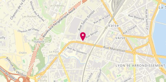 Plan de Volvo, 88 Rue Marietton, 69009 Lyon