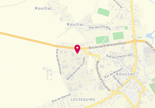 Plan de Carrosserie Rouillacaise, Ze Lantillon
53 Rue Boisbreteau, 16170 Rouillac
