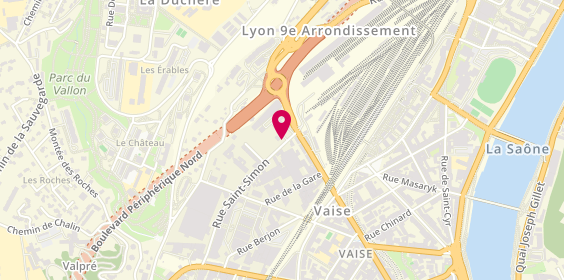 Plan de Renault Retail Group Lyon Nord, 4 Rue Saint Simon, 69009 Lyon