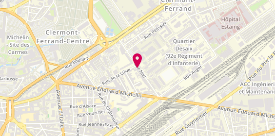 Plan de F.C Carrosserie, 20 Rue Niel, 63100 Clermont-Ferrand