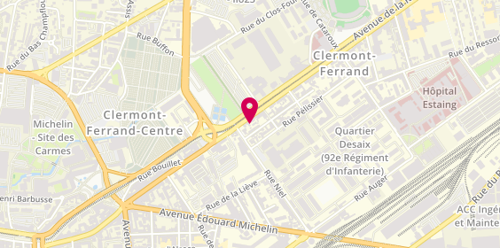 Plan de Autoservice République, 46 avenue de la République, 63100 Clermont-Ferrand