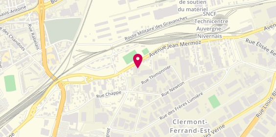 Plan de AD Carrosserie MICHEL, 68 avenue Jean Mermoz, 63100 Clermont-Ferrand