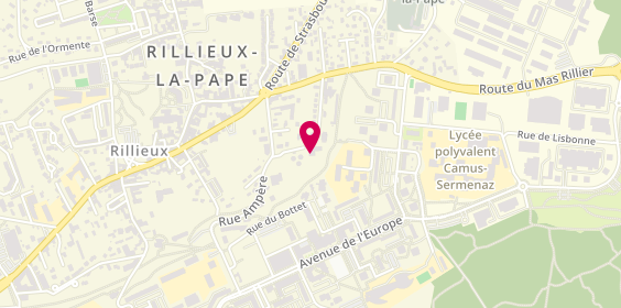 Plan de YOUNSI Abdelouhab, 530 Rue Ampère, 69140 Rillieux-la-Pape