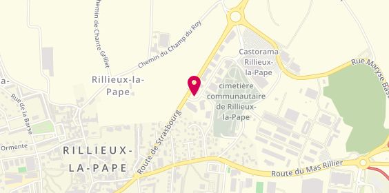 Plan de Garage du Bocage, 55 Rue Hélène Boucher, 69140 Rillieux-la-Pape