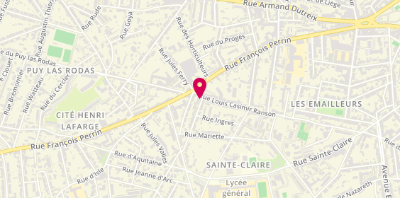 Plan de Societe Sylvain, 4 Rue de Fontaubert, 87000 Limoges