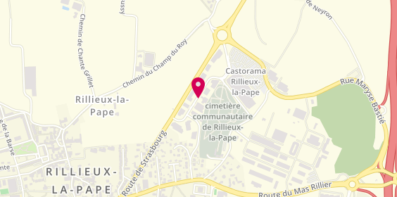 Plan de Dacia, Zone Aménagement Champ du Roy 180 Rue Hélène Boucher, 69140 Rillieux-la-Pape