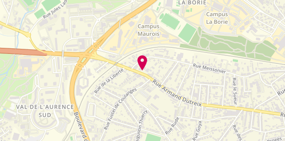 Plan de Limoges Carrosserie Coudert, 247 Rue Armand Dutreix, 87000 Limoges